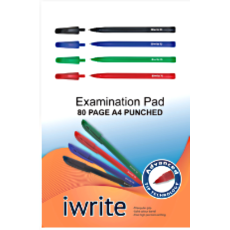 Treeline 80 Page Exam Pad (Punched)